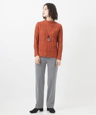 NHLJX82180 GIANNI LO GIUDICE(小さいサイズ)(メゾン ドゥ サンク) アウトファーストストレートパンツ ベージュ