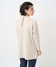 NHPAE20360 GIANNI LO GIUDICE(小さいサイズ)(メゾン ドゥ サンク) コットンスラブインレーチュニックカットソー ベージュ