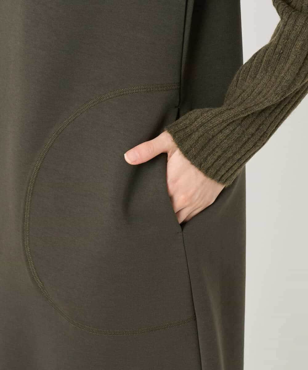 NHPAF12360 GIANNI LO GIUDICE(小さいサイズ)(メゾン ドゥ サンク) MEET×ダンボールニットワンピース カーキ