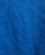 NHPGV31230 GIANNI LO GIUDICE(小さいサイズ)(メゾン ドゥ サンク) リネン天竺7分袖カットソー ブルー