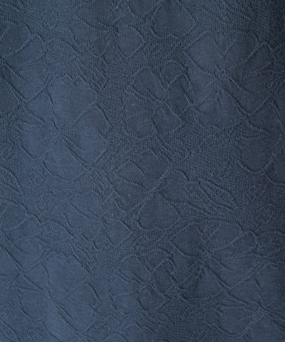 NHPHW10130 GIANNI LO GIUDICE(小さいサイズ)(メゾン ドゥ サンク) オリジナルジャガードフラワー柄チュニック グリーン