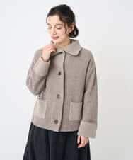 NHSAE40390 GIANNI LO GIUDICE(小さいサイズ)(メゾン ドゥ サンク) [セットアップ対応]エキストラファインメリノ ウールニット ベージュ