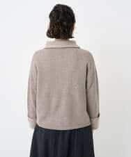 NHSAE40390 GIANNI LO GIUDICE(小さいサイズ)(メゾン ドゥ サンク) [セットアップ対応]エキストラファインメリノ ウールニット ベージュ