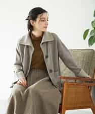 NHSAE40390 GIANNI LO GIUDICE(小さいサイズ)(メゾン ドゥ サンク) [セットアップ対応]エキストラファインメリノ ウールニットジャケット ベージュ