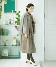 NHSAE40390 GIANNI LO GIUDICE(小さいサイズ)(メゾン ドゥ サンク) [セットアップ対応]エキストラファインメリノ ウールニットジャケット ベージュ