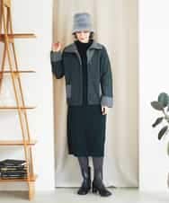 NHSAE40390 GIANNI LO GIUDICE(小さいサイズ)(メゾン ドゥ サンク) [セットアップ対応]エキストラファインメリノ ウールニットジャケット ベージュ