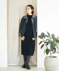 NHSAE40390 GIANNI LO GIUDICE(小さいサイズ)(メゾン ドゥ サンク) [セットアップ対応]エキストラファインメリノ ウールニットジャケット ベージュ