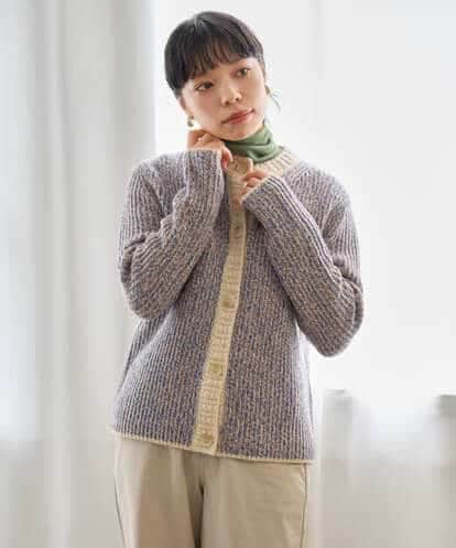NHSAH41270 GIANNI LO GIUDICE(小さいサイズ) ミックスヤーンカーディガン