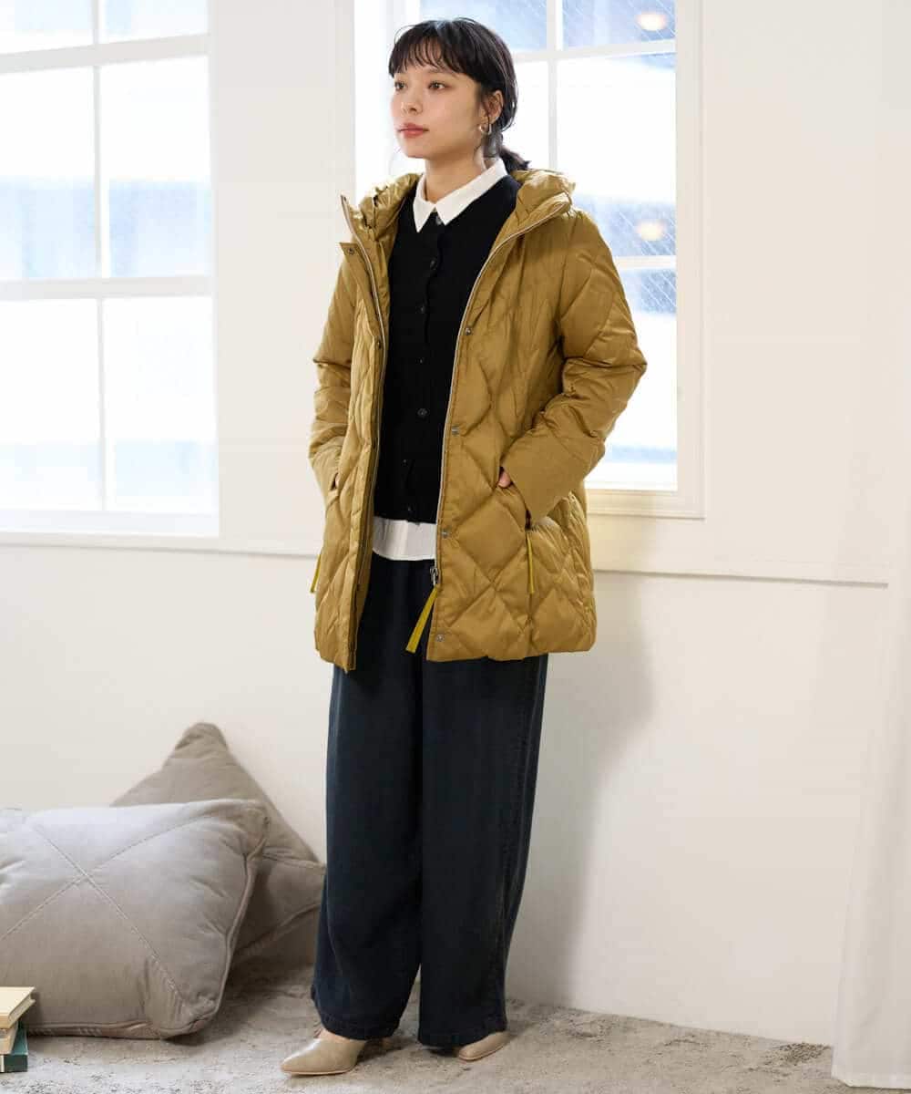 NHSAI87390 GIANNI LO GIUDICE(小さいサイズ)(メゾン ドゥ サンク) カシミヤクルーネックカーディガン ブルー