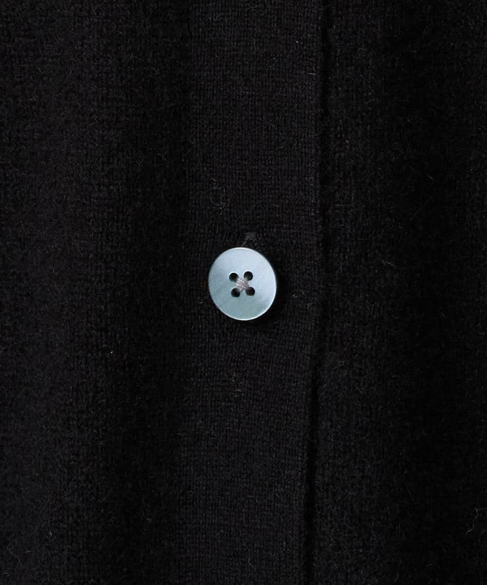 NHSAI87390 GIANNI LO GIUDICE(小さいサイズ)(メゾン ドゥ サンク) カシミヤクルーネックカーディガン ブルー