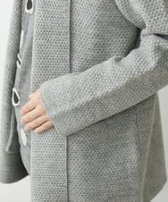 NHSAV41330 GIANNI LO GIUDICE(小さいサイズ)(メゾン ドゥ サンク) [洗える]ツイーディーカノコニットコーディガン グレー