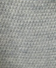 NHSAV41330 GIANNI LO GIUDICE(小さいサイズ)(メゾン ドゥ サンク) [洗える]ツイーディーカノコニットコーディガン グレー