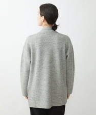 NHSAV41330 GIANNI LO GIUDICE(小さいサイズ)(メゾン ドゥ サンク) [洗える]ツイーディーカノコニットコーディガン グレー