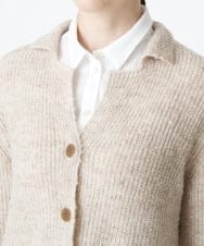 NHSAW02290 GIANNI LO GIUDICE(小さいサイズ)(メゾン ドゥ サンク) ミックスループニットジャケット ライトベージュ