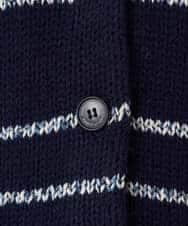 NHSCF50240 GIANNI LO GIUDICE(小さいサイズ)(メゾン ドゥ サンク) カスリパネルボーダーニットベスト グリーン