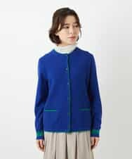 NHSED10270 GIANNI LO GIUDICE(小さいサイズ)(メゾン ドゥ サンク) ドライコットンニットカーディガン ベージュ