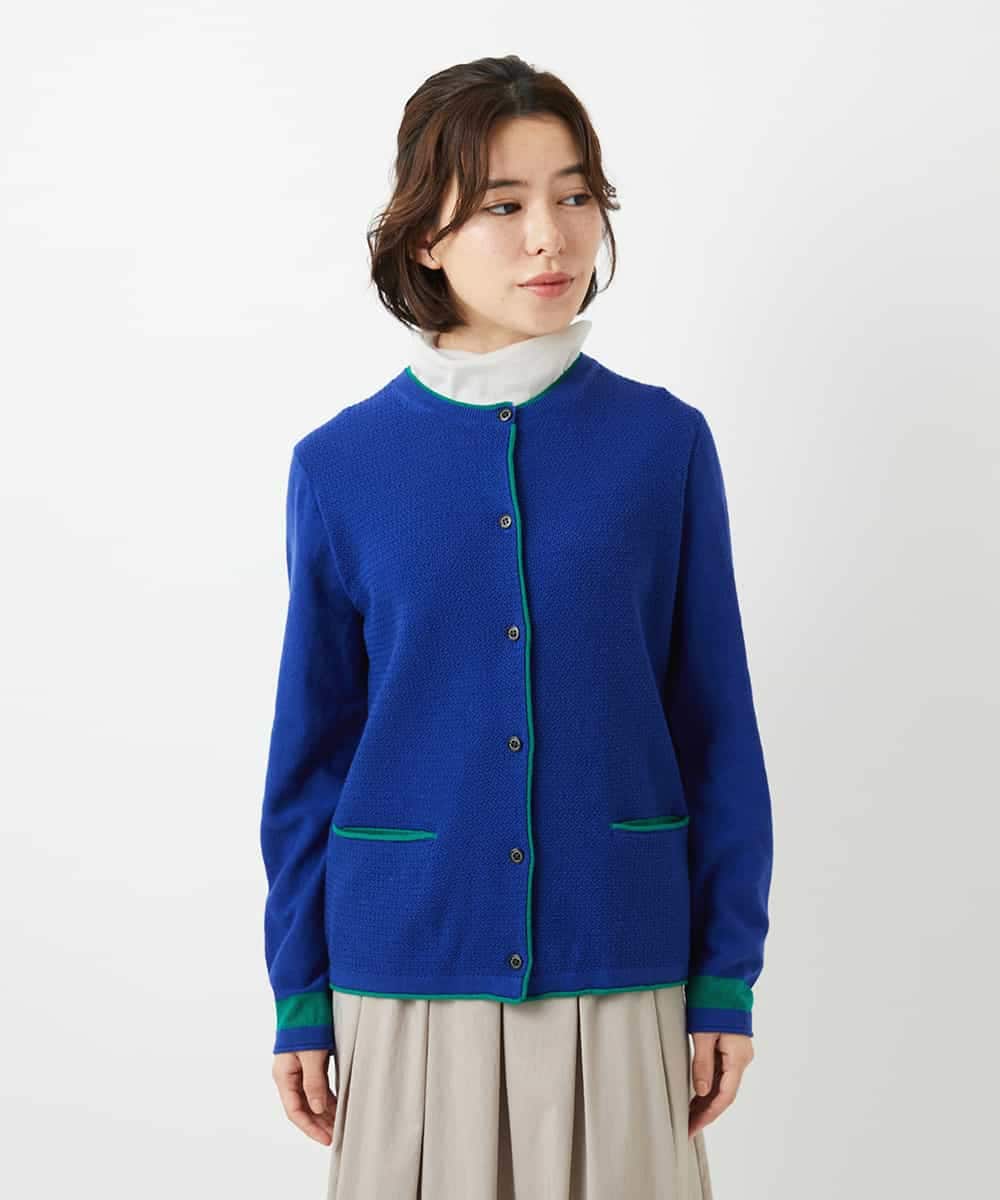 NHSED10270 GIANNI LO GIUDICE(小さいサイズ)(メゾン ドゥ サンク) ドライコットンニットカーディガン ベージュ