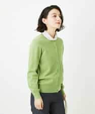 NHSEF80180 GIANNI LO GIUDICE(小さいサイズ)(メゾン ドゥ サンク) [アンサンブル対応]クルーネックニットカーディガン ピンク