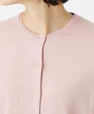 NHSEF80180 GIANNI LO GIUDICE(小さいサイズ)(メゾン ドゥ サンク) [アンサンブル対応]クルーネックニットカーディガン ピンク