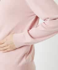 NHSEF80180 GIANNI LO GIUDICE(小さいサイズ)(メゾン ドゥ サンク) [アンサンブル対応]クルーネックニットカーディガン ピンク