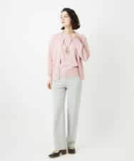 NHSEF80180 GIANNI LO GIUDICE(小さいサイズ)(メゾン ドゥ サンク) [アンサンブル対応]クルーネックニットカーディガン ピンク