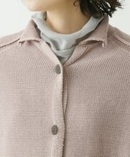 NHSET10300 GIANNI LO GIUDICE(小さいサイズ)(メゾン ドゥ サンク) [洗える]綿ギマニットカーディガン ピンク