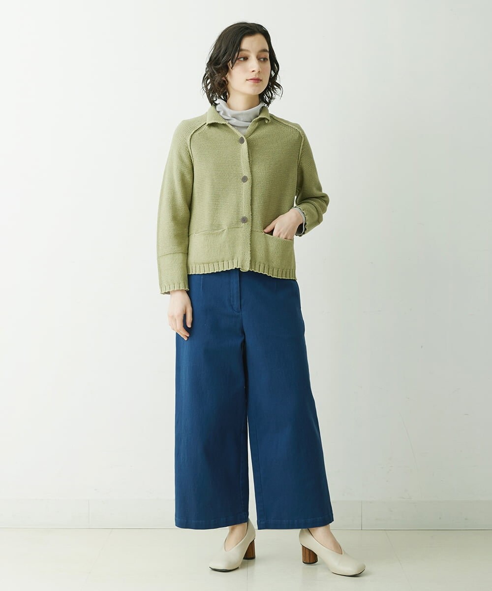 NHSET10300 GIANNI LO GIUDICE(小さいサイズ)(メゾン ドゥ サンク) [洗える]綿ギマニットカーディガン ピンク