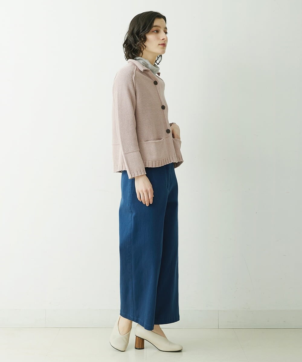 NHSET10300 GIANNI LO GIUDICE(小さいサイズ)(メゾン ドゥ サンク) [洗える]綿ギマニットカーディガン ピンク