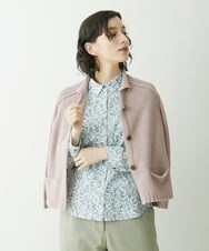 NHSET10300 GIANNI LO GIUDICE(小さいサイズ)(メゾン ドゥ サンク) [洗える]綿ギマニットカーディガン ピンク