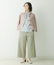 NHSET10300 GIANNI LO GIUDICE(小さいサイズ)(メゾン ドゥ サンク) [洗える]綿ギマニットカーディガン ピンク