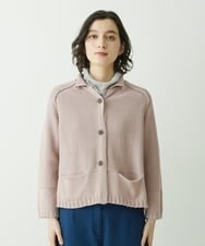 NHSET10300 GIANNI LO GIUDICE(小さいサイズ)(メゾン ドゥ サンク) [洗える]綿ギマニットカーディガン ピンク