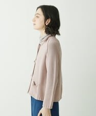 NHSET10300 GIANNI LO GIUDICE(小さいサイズ)(メゾン ドゥ サンク) [洗える]綿ギマニットカーディガン ピンク