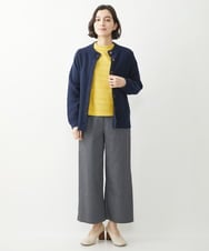 NHSEW20300 GIANNI LO GIUDICE(小さいサイズ)(メゾン ドゥ サンク) メンギマニットカーディガン ブルーグリーン