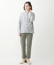 NHSEW20300 GIANNI LO GIUDICE(小さいサイズ)(メゾン ドゥ サンク) メンギマニットカーディガン ブルーグリーン