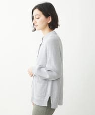 NHSEW20300 GIANNI LO GIUDICE(小さいサイズ)(メゾン ドゥ サンク) メンギマニットカーディガン ブルーグリーン