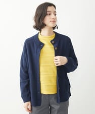 NHSEW20300 GIANNI LO GIUDICE(小さいサイズ)(メゾン ドゥ サンク) メンギマニットカーディガン ネイビー