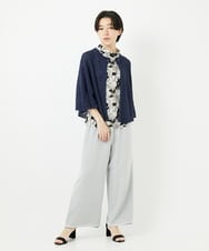 NHSGA40260 GIANNI LO GIUDICE(小さいサイズ)(メゾン ドゥ サンク) ケープ風ニットカーディガン スモーキーグリーン