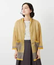 NHSGE50330 GIANNI LO GIUDICE(小さいサイズ)(メゾン ドゥ サンク) [アンサンブル対応]LEVITAロングニットカーディガン マスタード系