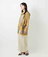 NHSGE50330 GIANNI LO GIUDICE(小さいサイズ)(メゾン ドゥ サンク) [アンサンブル対応]LEVITAロングニットカーディガン マスタード系