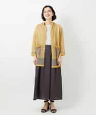 NHSGE50330 GIANNI LO GIUDICE(小さいサイズ)(メゾン ドゥ サンク) [アンサンブル対応]LEVITAロングニットカーディガン マスタード系