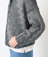 NHSGX45330 GIANNI LO GIUDICE(小さいサイズ)(メゾン ドゥ サンク) [日本製]リネンニットカーディガン ネイビー系