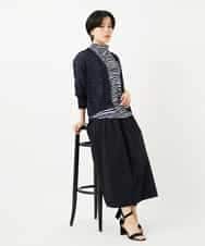 NHSHA10240 GIANNI LO GIUDICE(小さいサイズ)(メゾン ドゥ サンク) 透かし編みニットカーディガン ホワイト