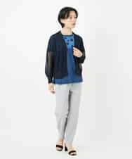NHSHA10240 GIANNI LO GIUDICE(小さいサイズ)(メゾン ドゥ サンク) 透かし編みニットカーディガン ホワイト
