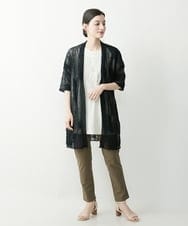 NHSHP10290 GIANNI LO GIUDICE(小さいサイズ)(メゾン ドゥ サンク) ギマスラブロングカーディガン ブラック