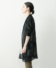 NHSHP10290 GIANNI LO GIUDICE(小さいサイズ)(メゾン ドゥ サンク) ギマスラブロングカーディガン ブラック
