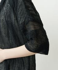 NHSHP10290 GIANNI LO GIUDICE(小さいサイズ)(メゾン ドゥ サンク) ギマスラブロングカーディガン ブラック
