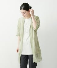NHSHP10290 GIANNI LO GIUDICE(小さいサイズ)(メゾン ドゥ サンク) ギマスラブロングカーディガン ブラック