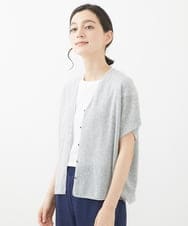 NHSHW20210 GIANNI LO GIUDICE(小さいサイズ)(メゾン ドゥ サンク) LOKTAジレカーディガン グレー