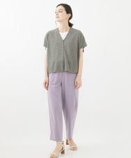 NHSHW20210 GIANNI LO GIUDICE(小さいサイズ)(メゾン ドゥ サンク) LOKTAジレカーディガン グレー