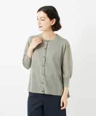 NHSJB10250 GIANNI LO GIUDICE(小さいサイズ)(メゾン ドゥ サンク) Levitaニットカーディガン グレー